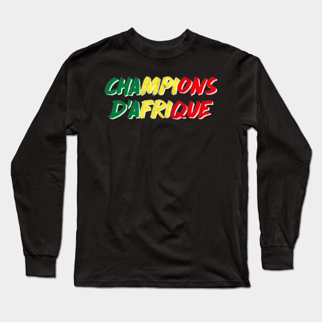 Senegal / Champions of Africa Long Sleeve T-Shirt by DankFutura